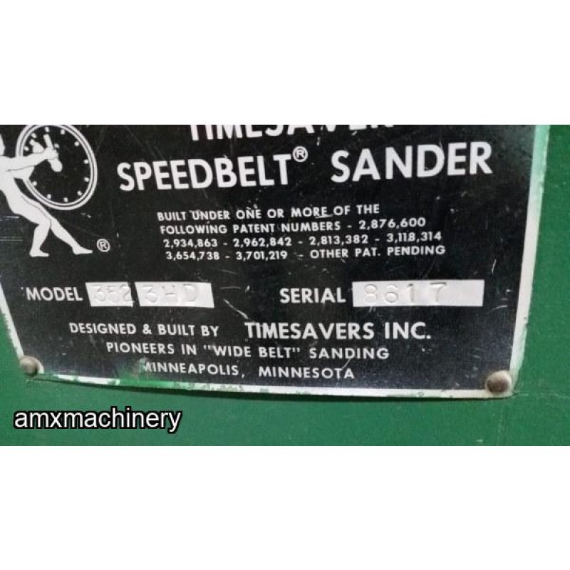 PART: 12190 - WIDEBELT SANDER - 3 HEADS - 52" WIDE – TIMESAVERS