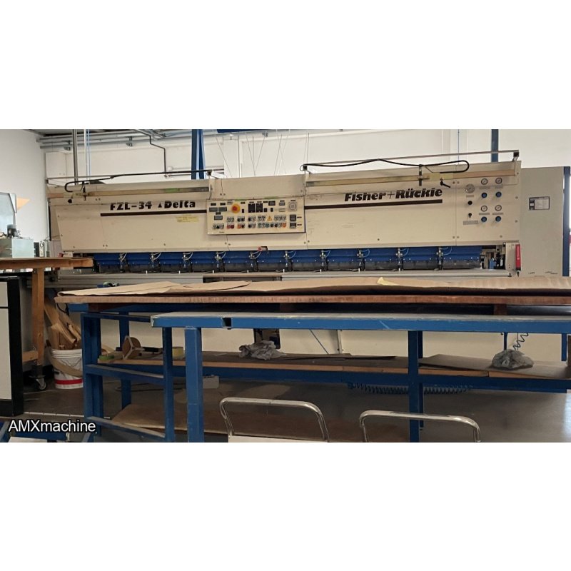 PART: 12598 - FISHER+RUCKLE FZL-34 DELTA – VENEER CROSSFEED SPLICING MACHINE
