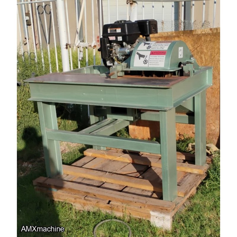 PART: 12616 – PALLET NOTCHER – 9” LENGHT – 40 INSERT KNIVE CUTTERHEAD - HEAVY DUTY – GASOLINE MOTOR