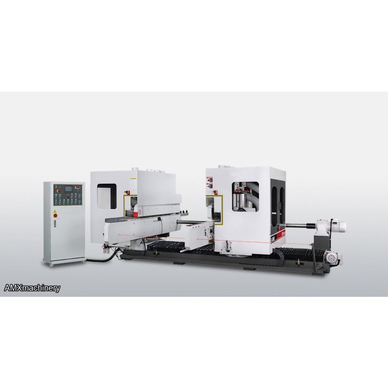 PART: 2CK-ECT SERIES - DOUBLE END TENONER - 8 SPINDLES - 141” WIDE