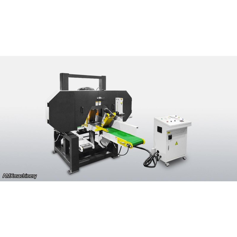 PART: 2CK-HR300PBX - HORIZONTAL BAND RESAW - 1 BAND - WITH RETURN CONVEYOR - 0°- 45° 30 HP – 12” WIDE